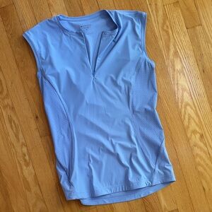 Athleta Light Blue Sleeveless Tank Top